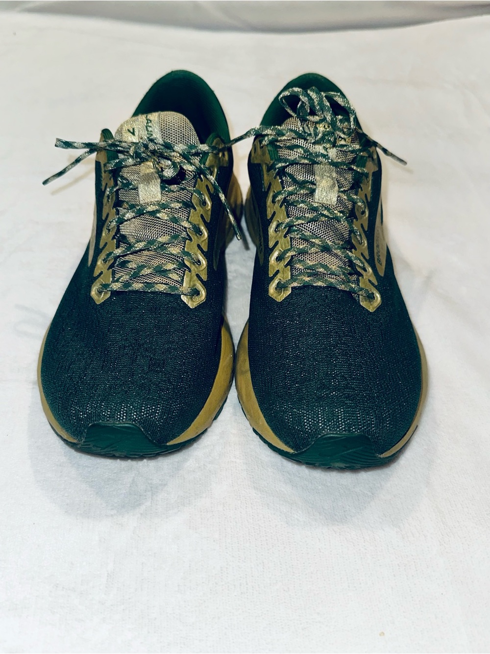 Brooks Women’s Running Shoes - Forest Green & Gold Accents
